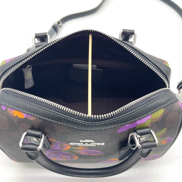 Coach Rowan Satchel Crossbody Bag in Signature Canvas - Picture 7 of 9